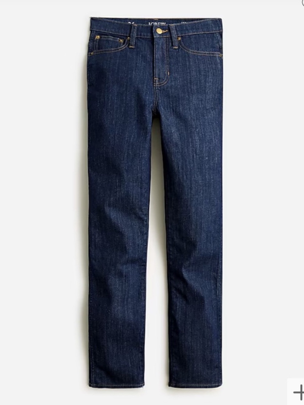J.Crew Slim-Straight Jeans in Dark Blue Rinse Wash Size 26